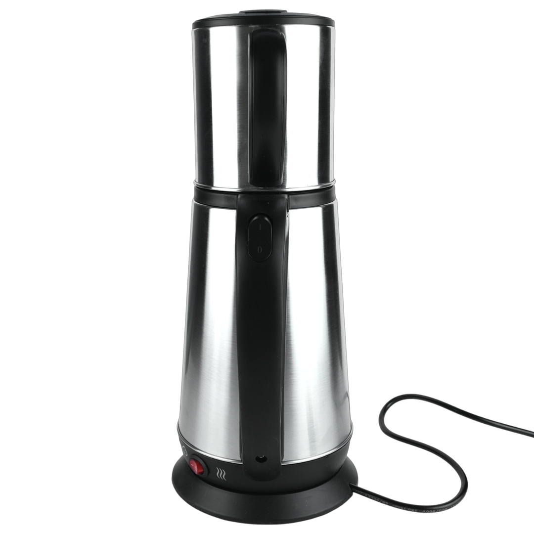 Stars Gold 2.2 Litre + 0.8 Litre Paslanmaz Çelik Elektrikli Çay Makinesi Seti | 2400W Güç